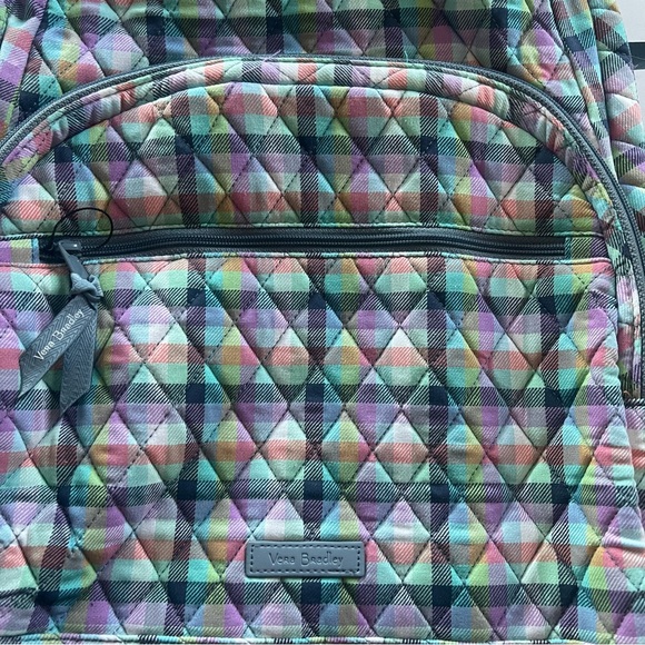 Vera Bradley Outlet Essential Backpack.  Gingham cotton.  NWT. - Picture 6 of 8
